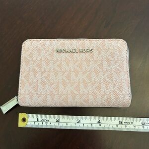 Michael Kors Rose Monogram Wallet